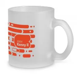 Caneca Vidro Efeito Fosco Personalizada Para dar de brinde